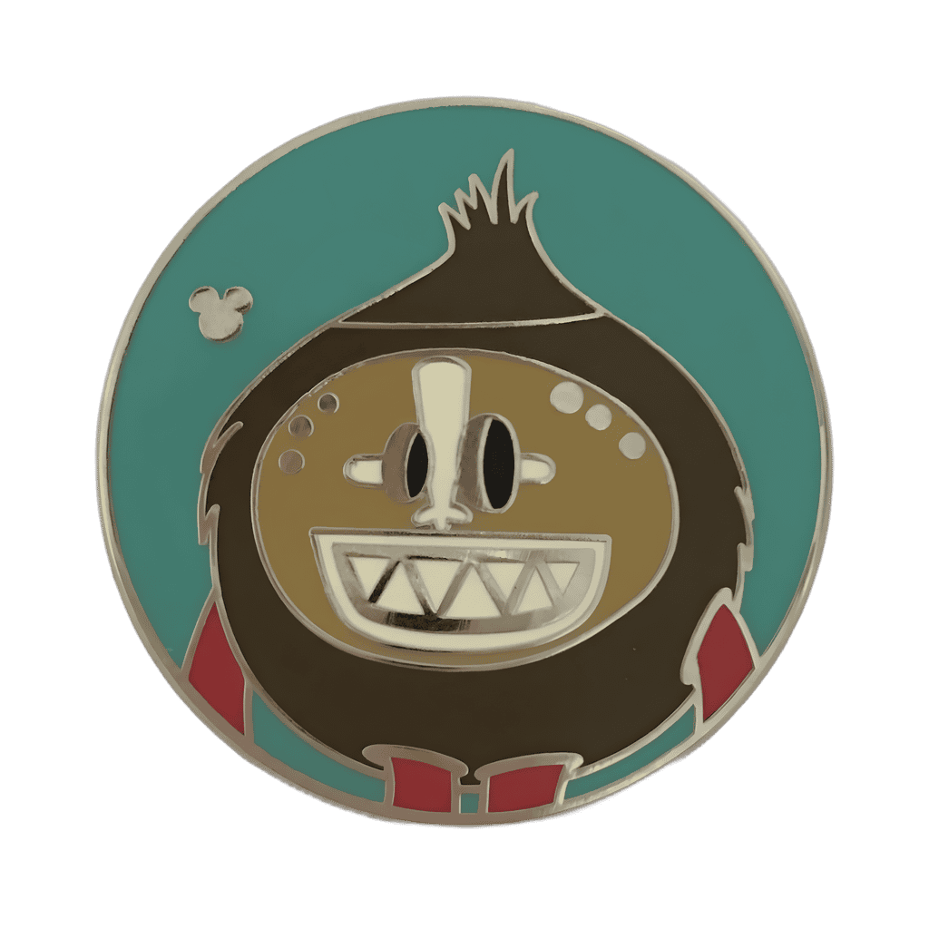 Smiling (Teal) Disney pin