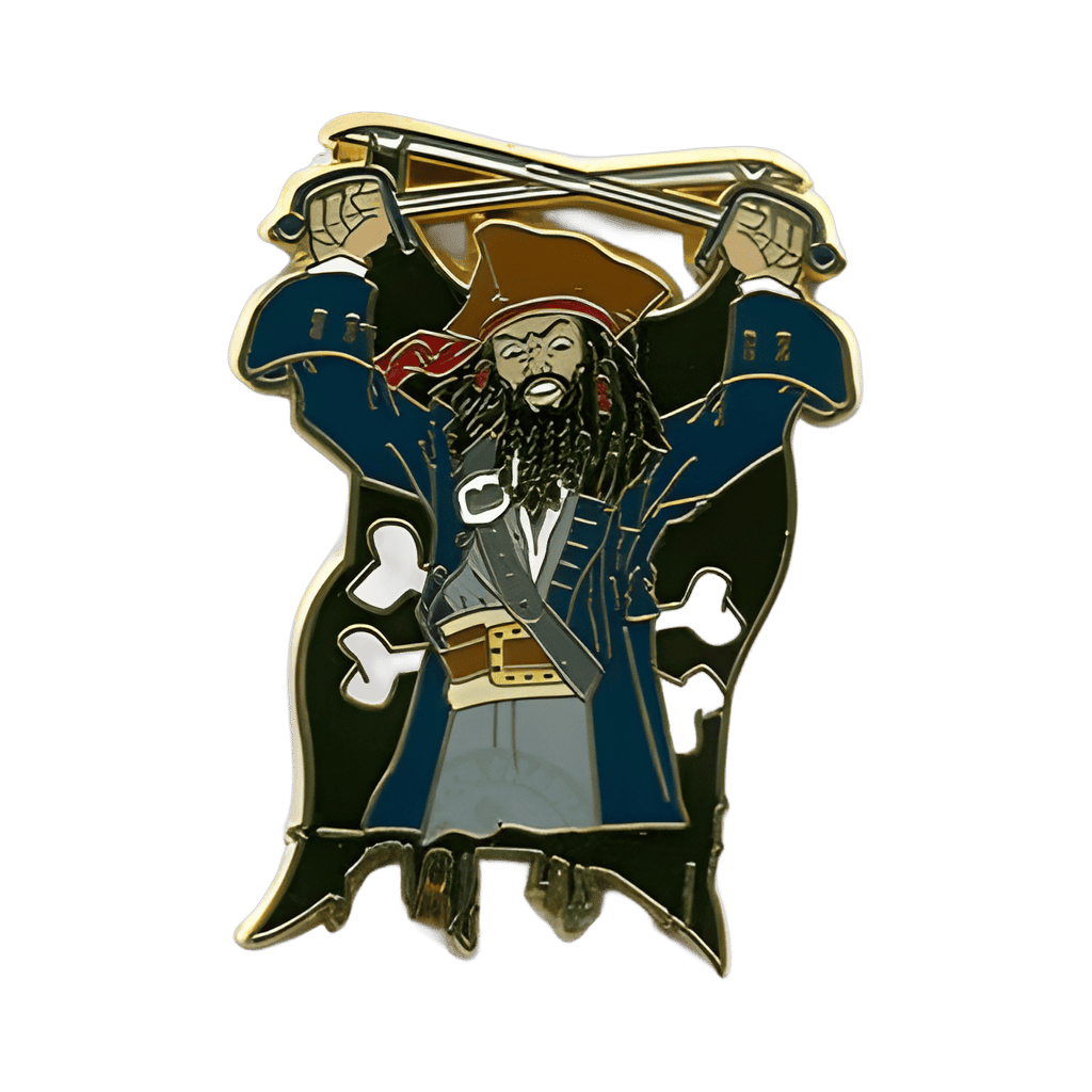 Booster Set (4 Pins) - Logo Pirate Disney pin
