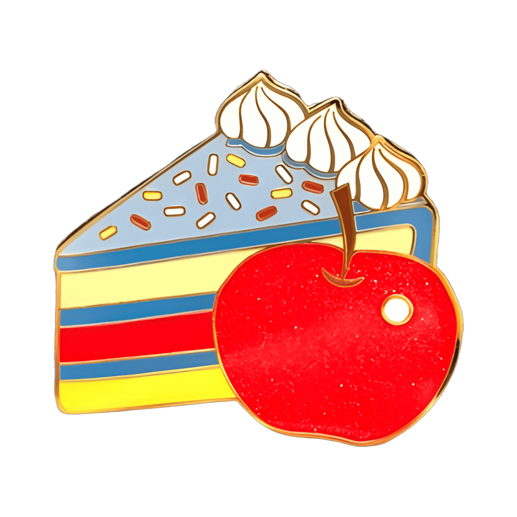 Snow White Cake Slice (Chase) Disney pin