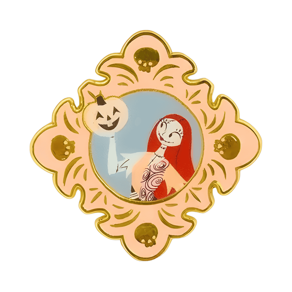 Sally with a jack o'lantern Disney pin