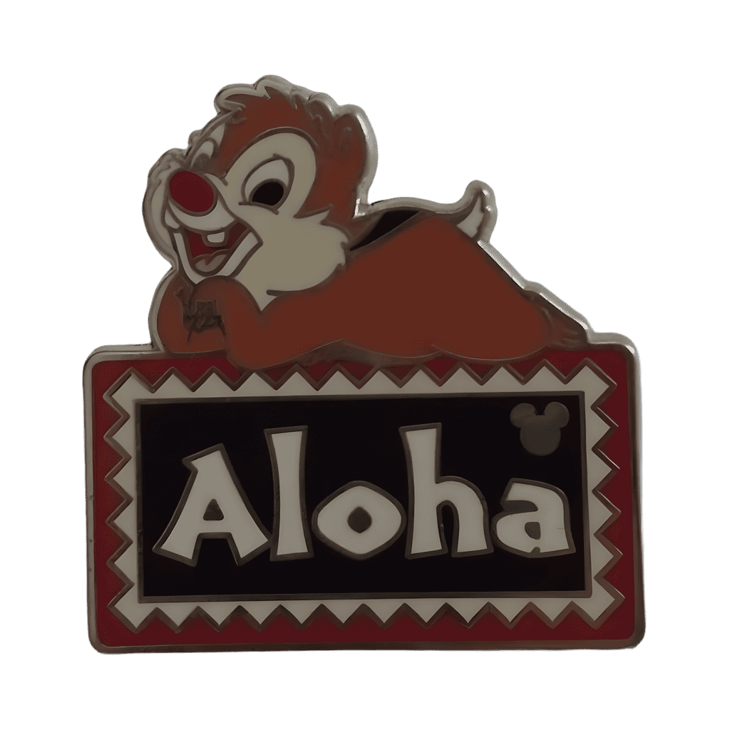 Polynesian Resort Monorail Sign - Dale Disney pin