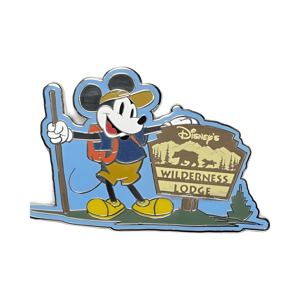 Wilderness Lodge - Mickey Hiking Disney pin
