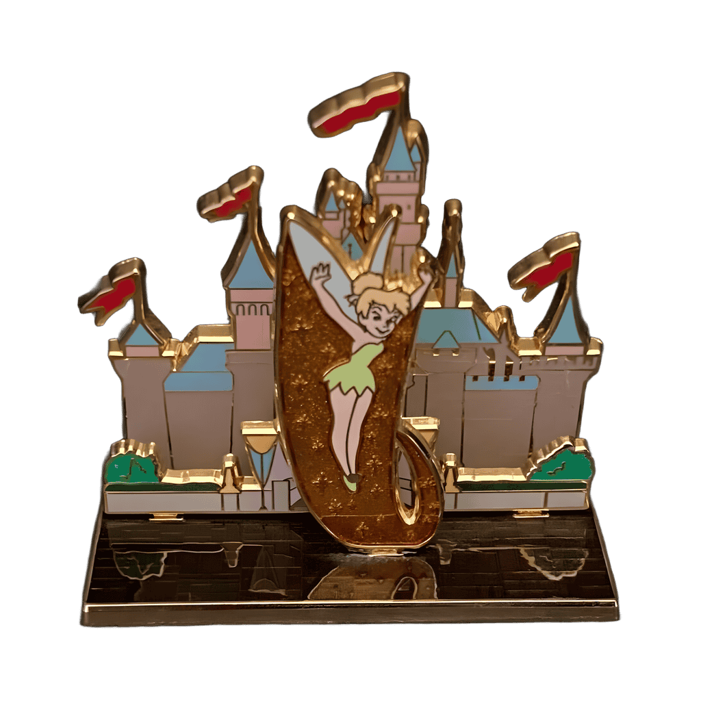 Tinker Bell and Castle Disney pin