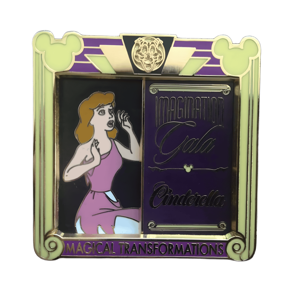 Magical Transformations Boxed Slider Set - Cinderella in Rags to Ballgown Disney pin