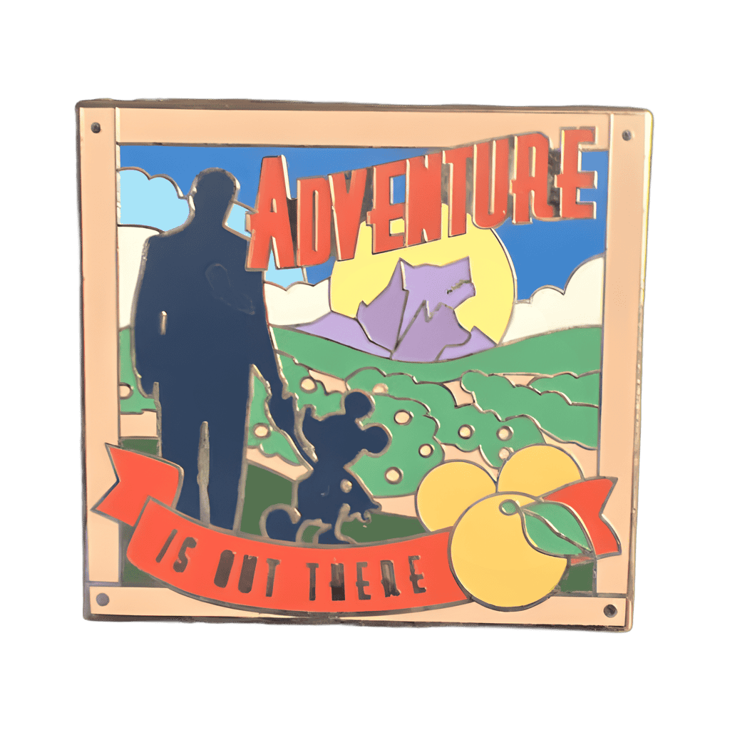 Walt & Mickey - Partners - Adventure is Out There Disney pin