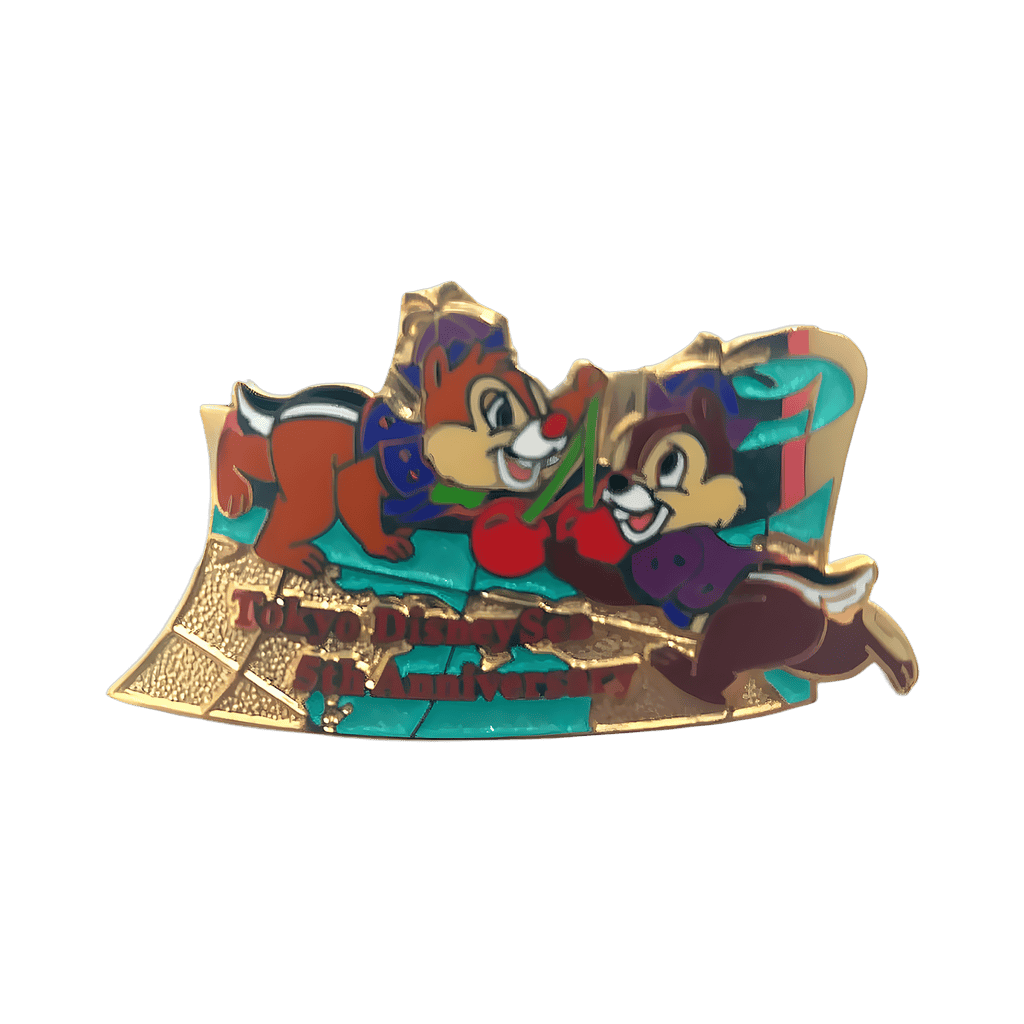 Chip & Dale 5th Anniversary Disney pin