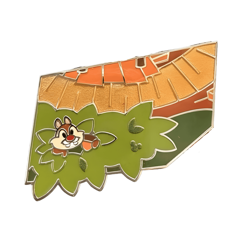 Dale Hiding in the Bushes Disney pin