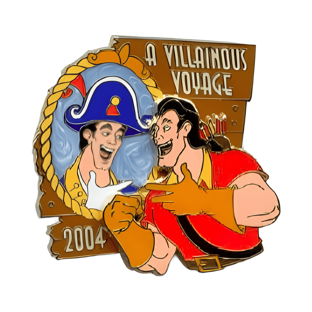 Gaston at Mirror Disney pin