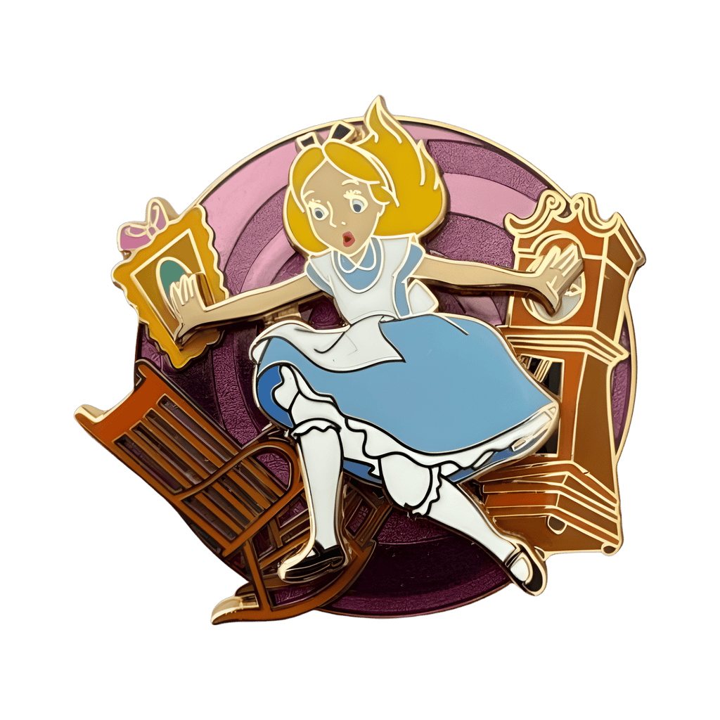 Shanghai Disney Resort Alice Falling Disney pin
