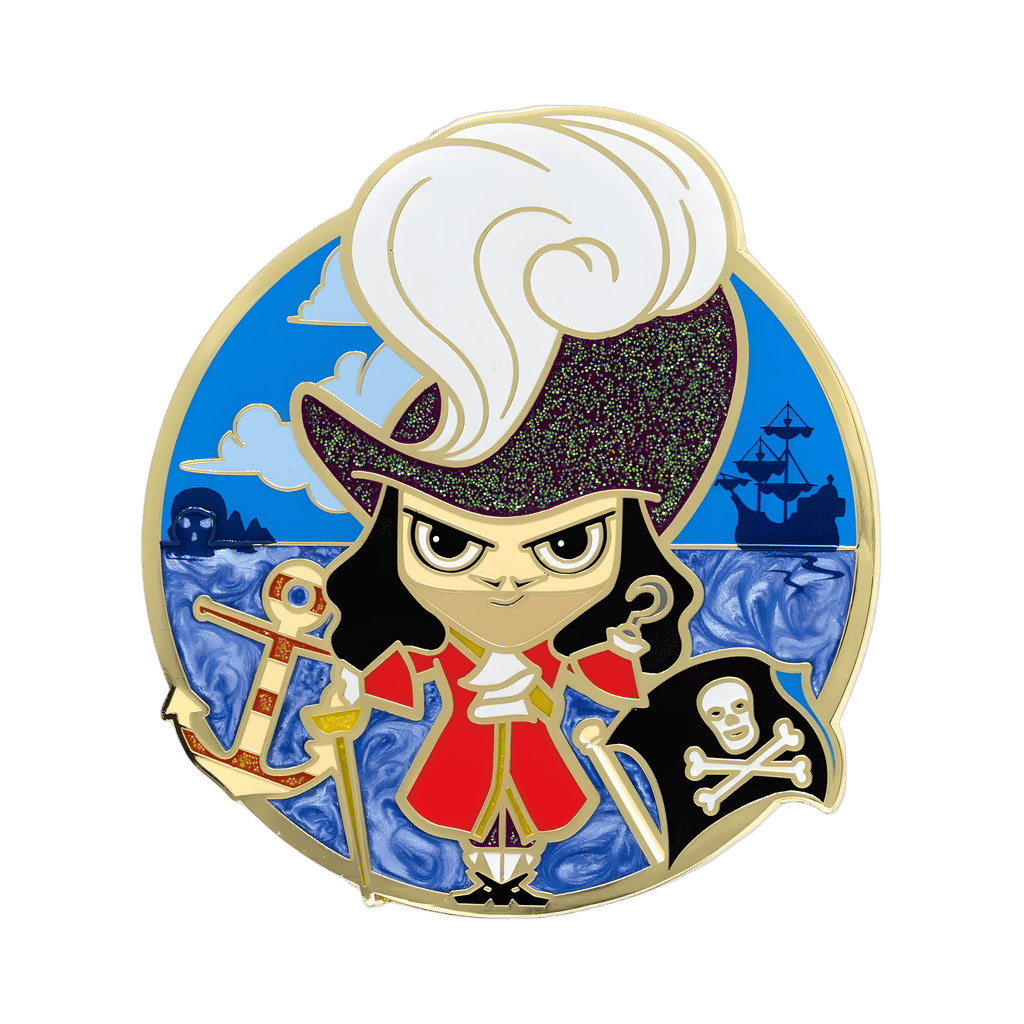 Captain Hook Disney pin