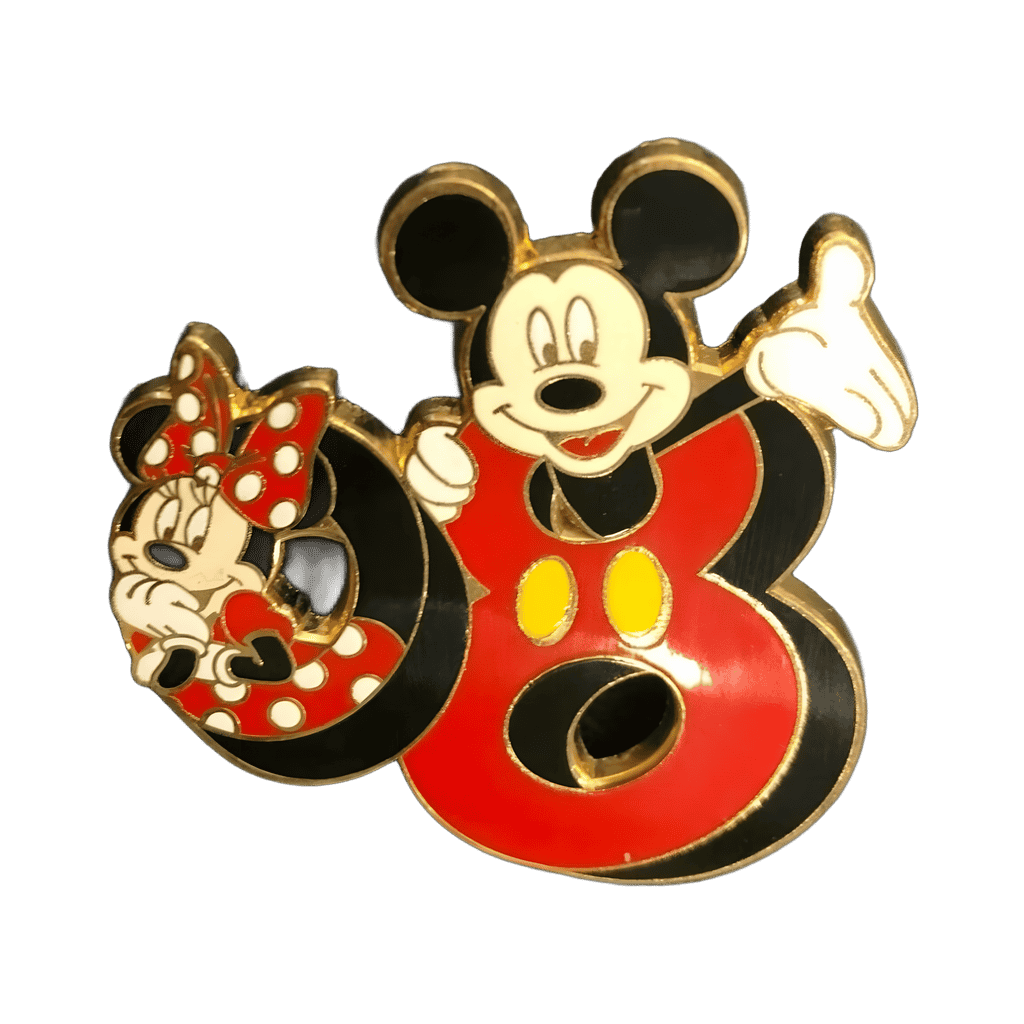 Starter Lanyard - Mickey and Minnie Disney pin