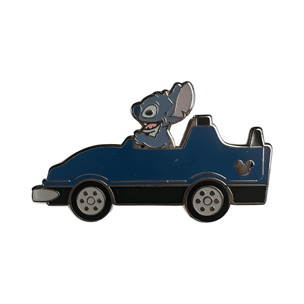 Stitch in Blue Car Disney pin