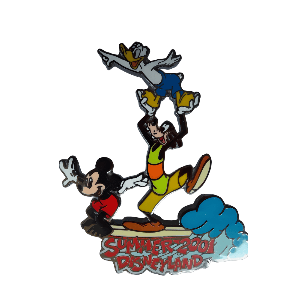 Goofy, Mickey, and Donald Surfing Disney pin