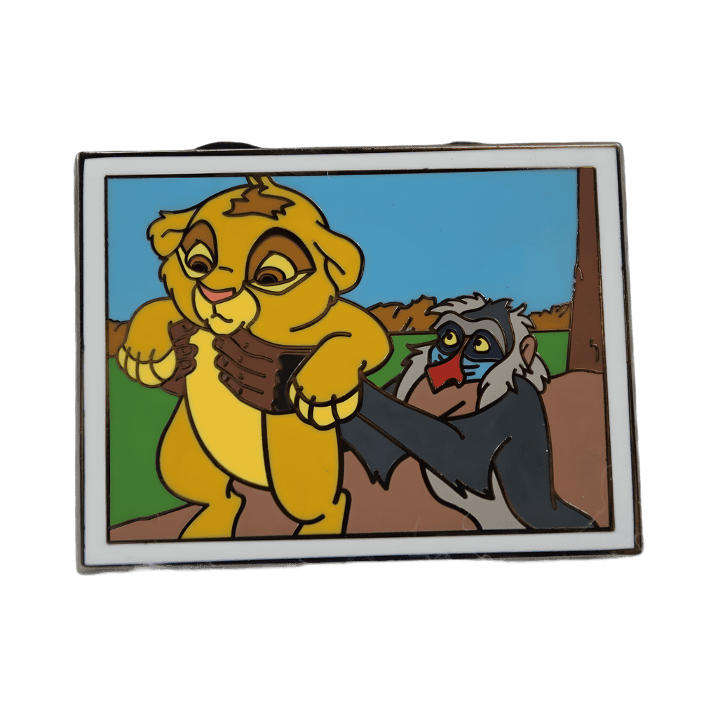 Baby Simba and Rafiki Disney pin