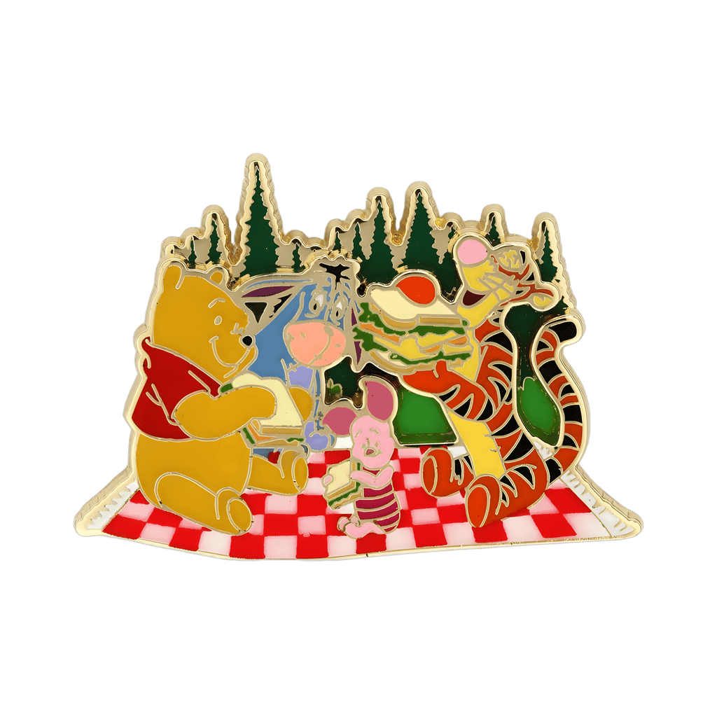 Winnie the Pooh, Eeyore, Tigger and Piglet Picnic Disney pin