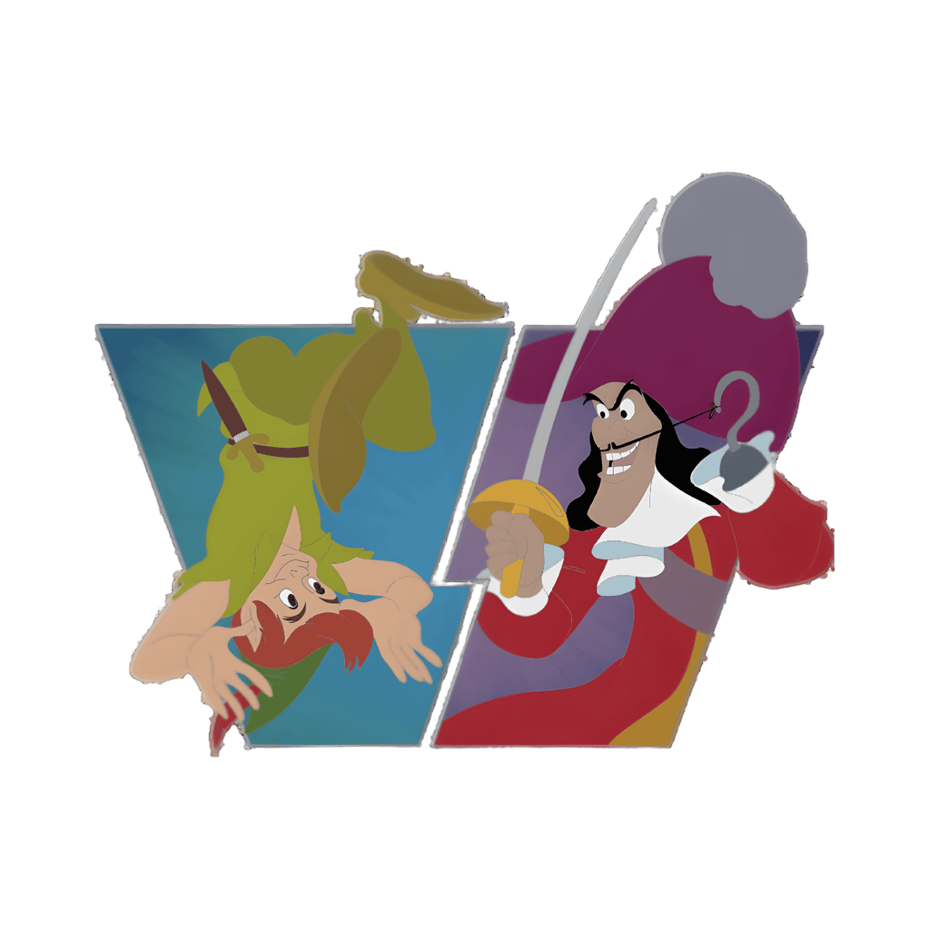 Peter Pan vs Captain Hook Set - Full Set Disney pin