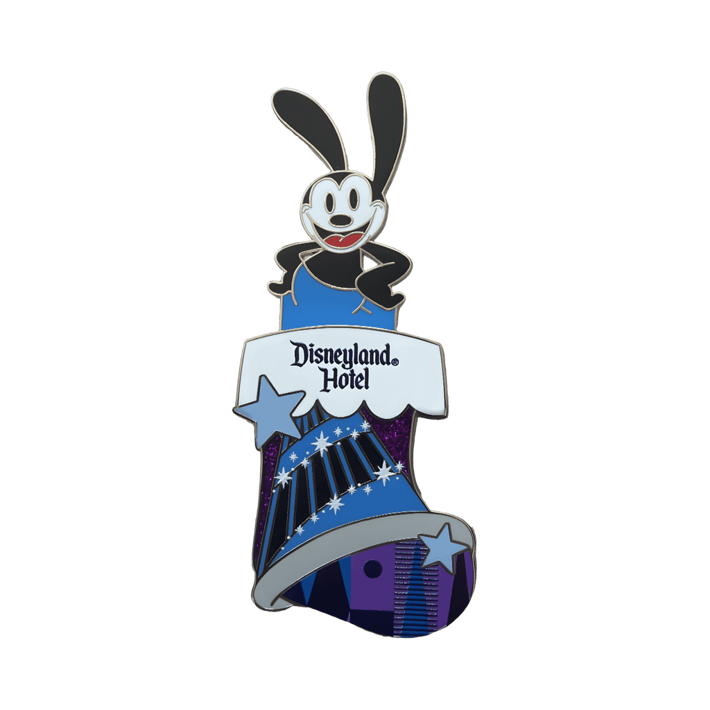 Disneyland Hotel Christmas Stocking - Oswald Disney pin