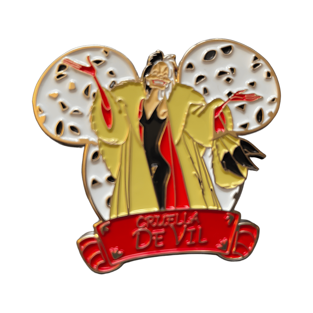 Cruella De Vil Disney pin