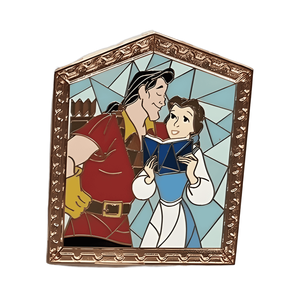 Belle and Gaston Disney pin