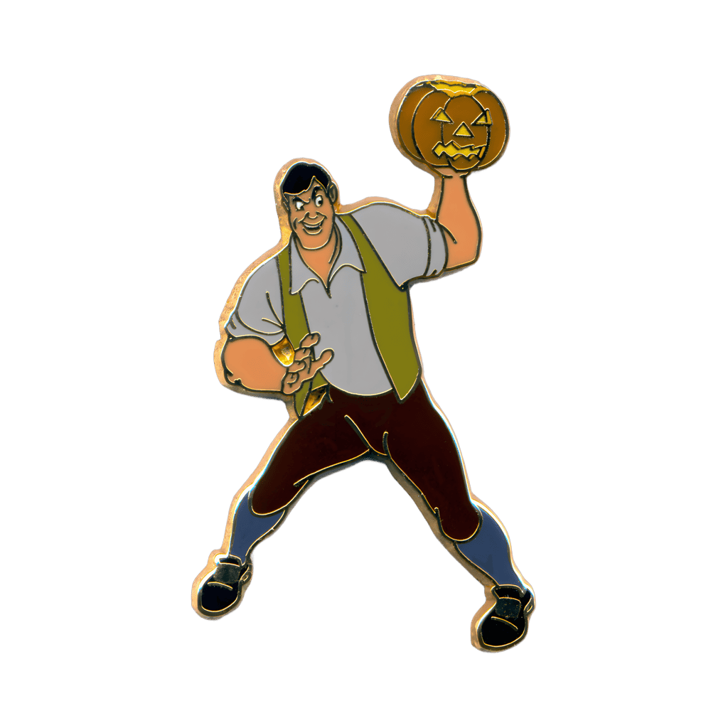 Brom Bones holding a Pumpkin Disney pin