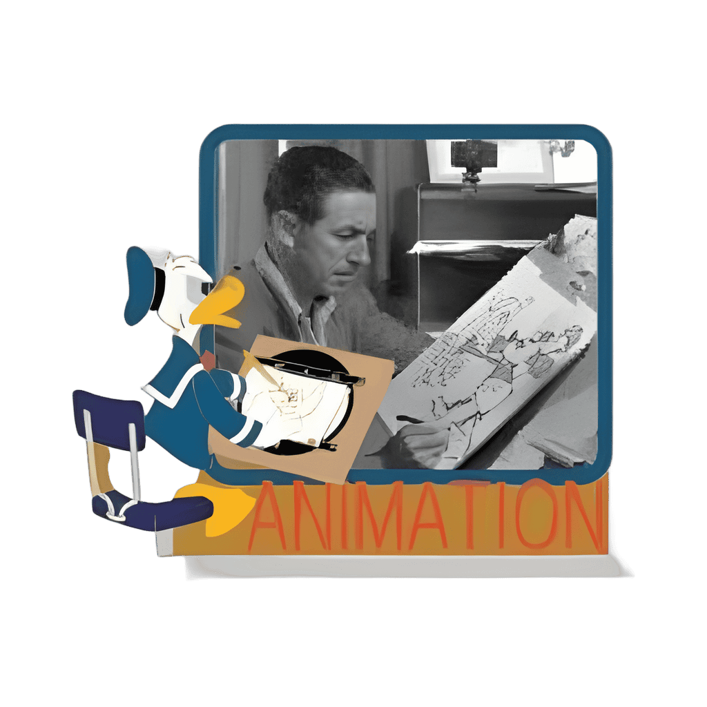 Animation — Donald and Walt Disney pin