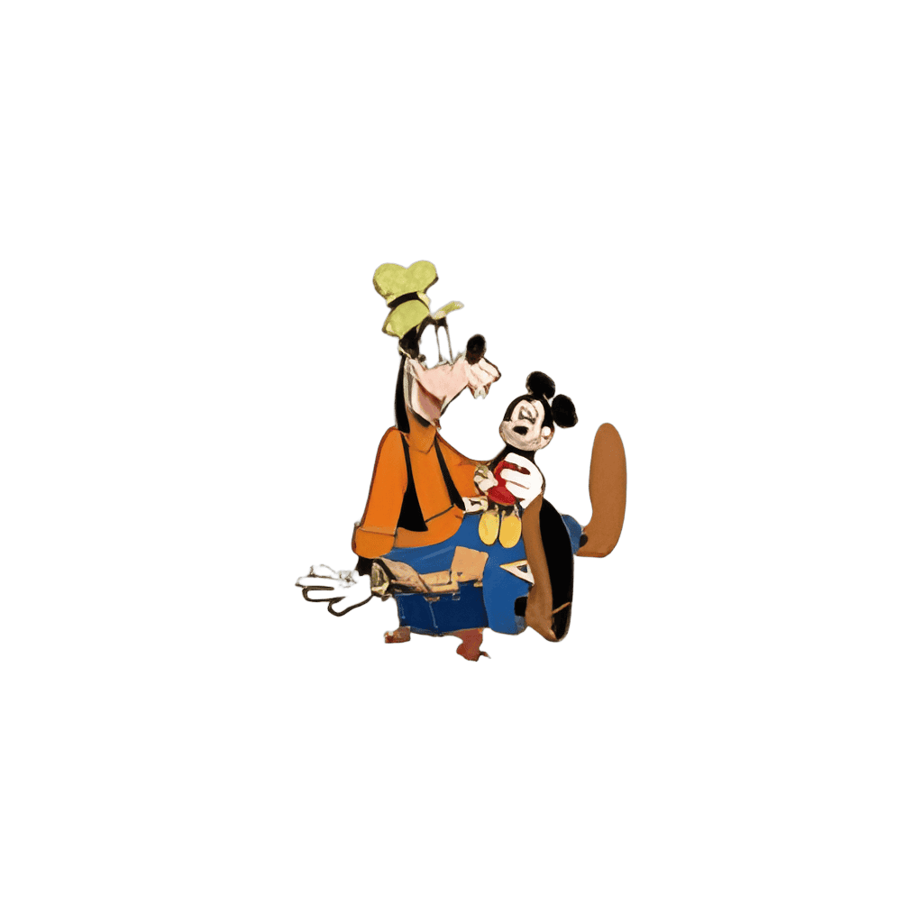 Goofy with Mickey Doll Disney pin