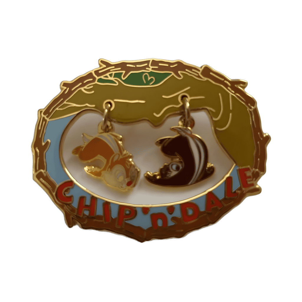 Chip and Dale Tree Branch Dangle Disney pin