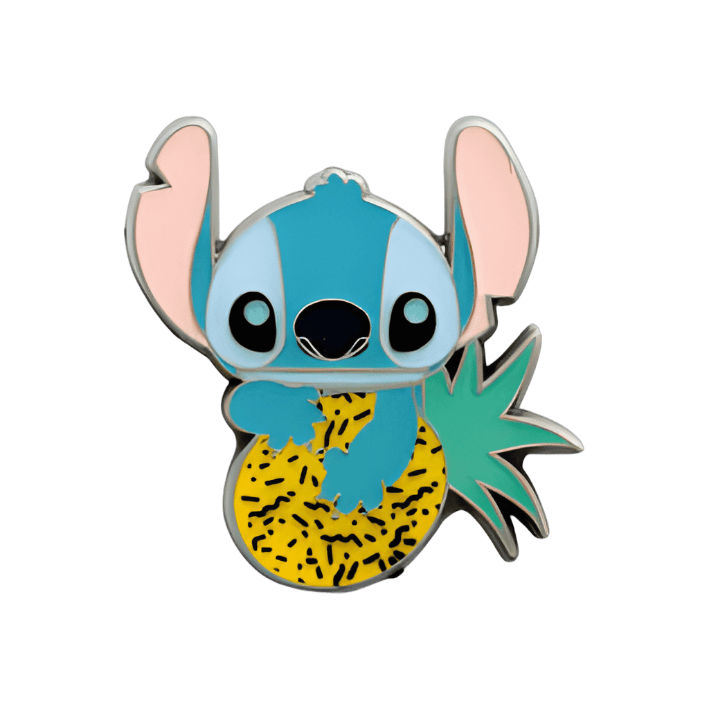 Stitch Climbing a Pineapple Disney pin