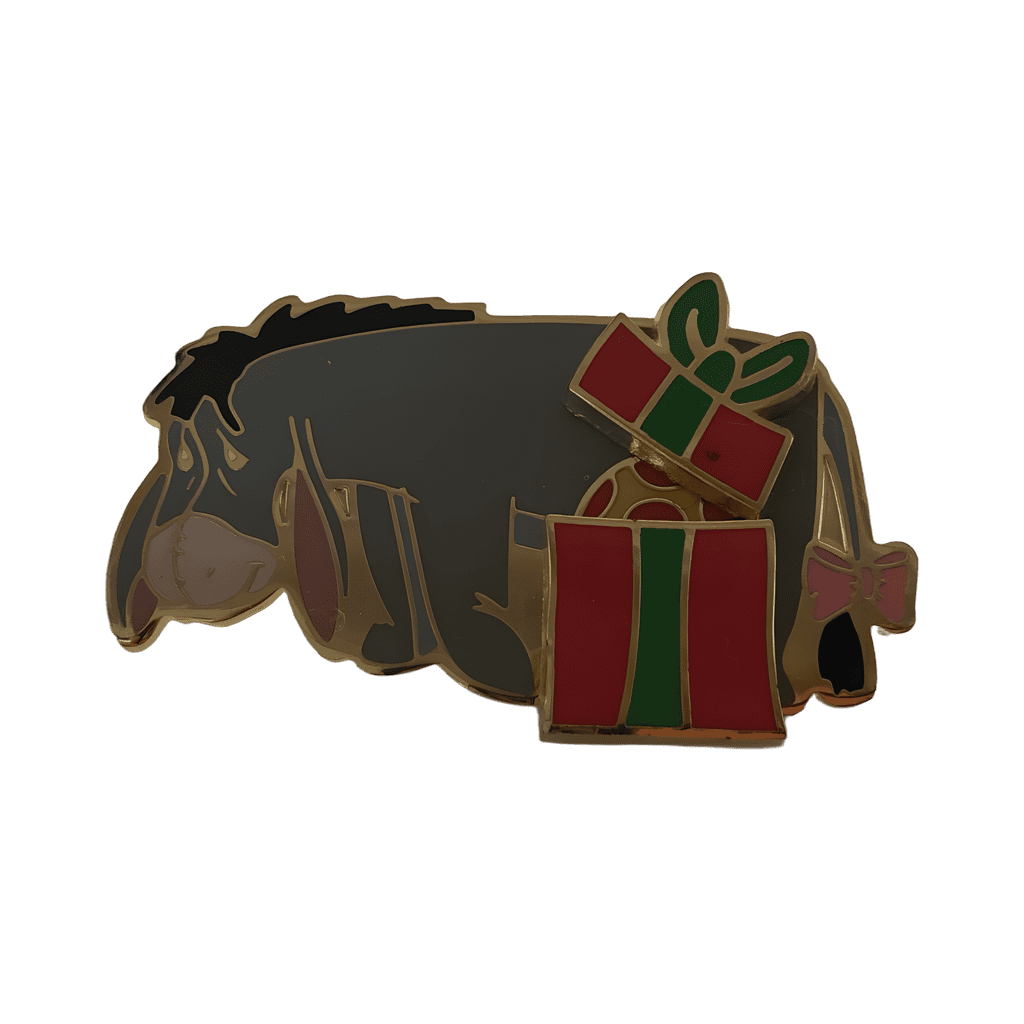 Eeyore Christmas Present - Ball Disney pin