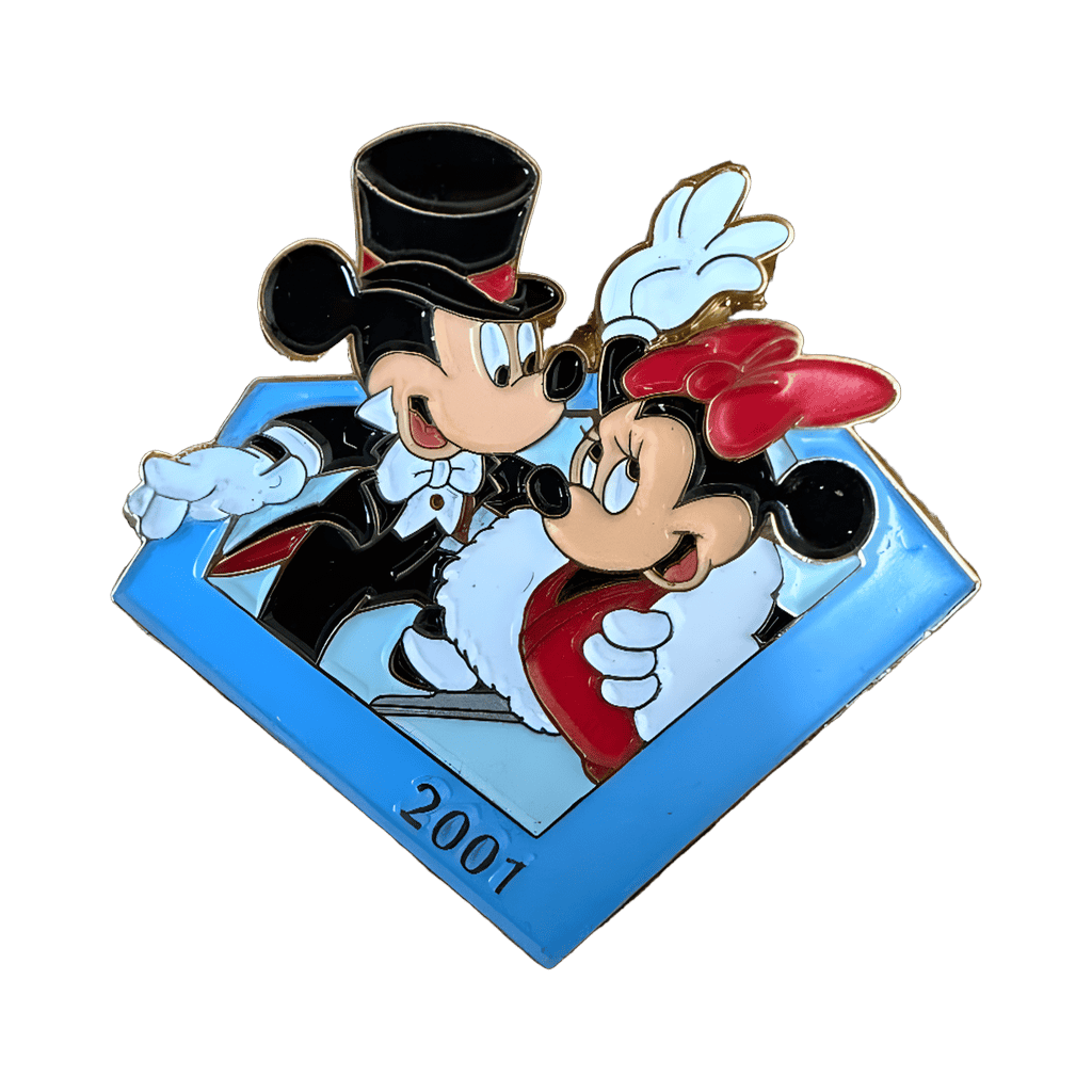 Mickey and Minnie Mouse Disney pin