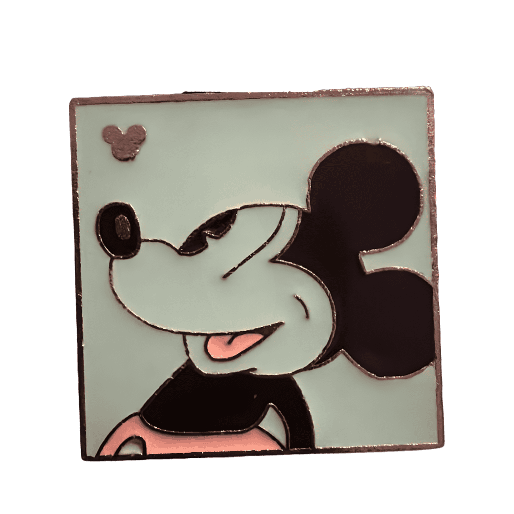 Mickey - Neon Square - Teal Disney pin