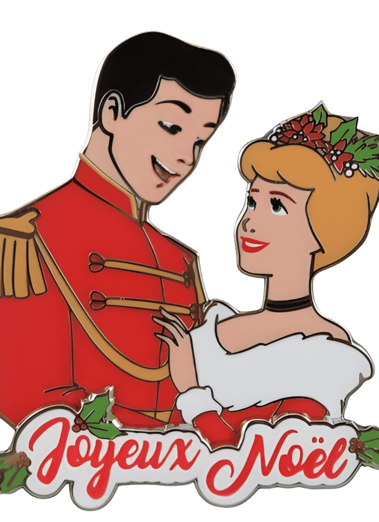 Joyeux Noël - Cinderella and Prince Charming Disney pin