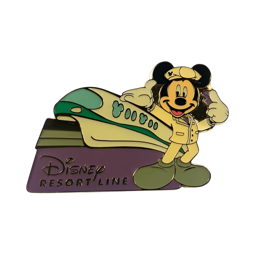 Mickey Mouse with Whistle in Front of the Monorail Disney pin