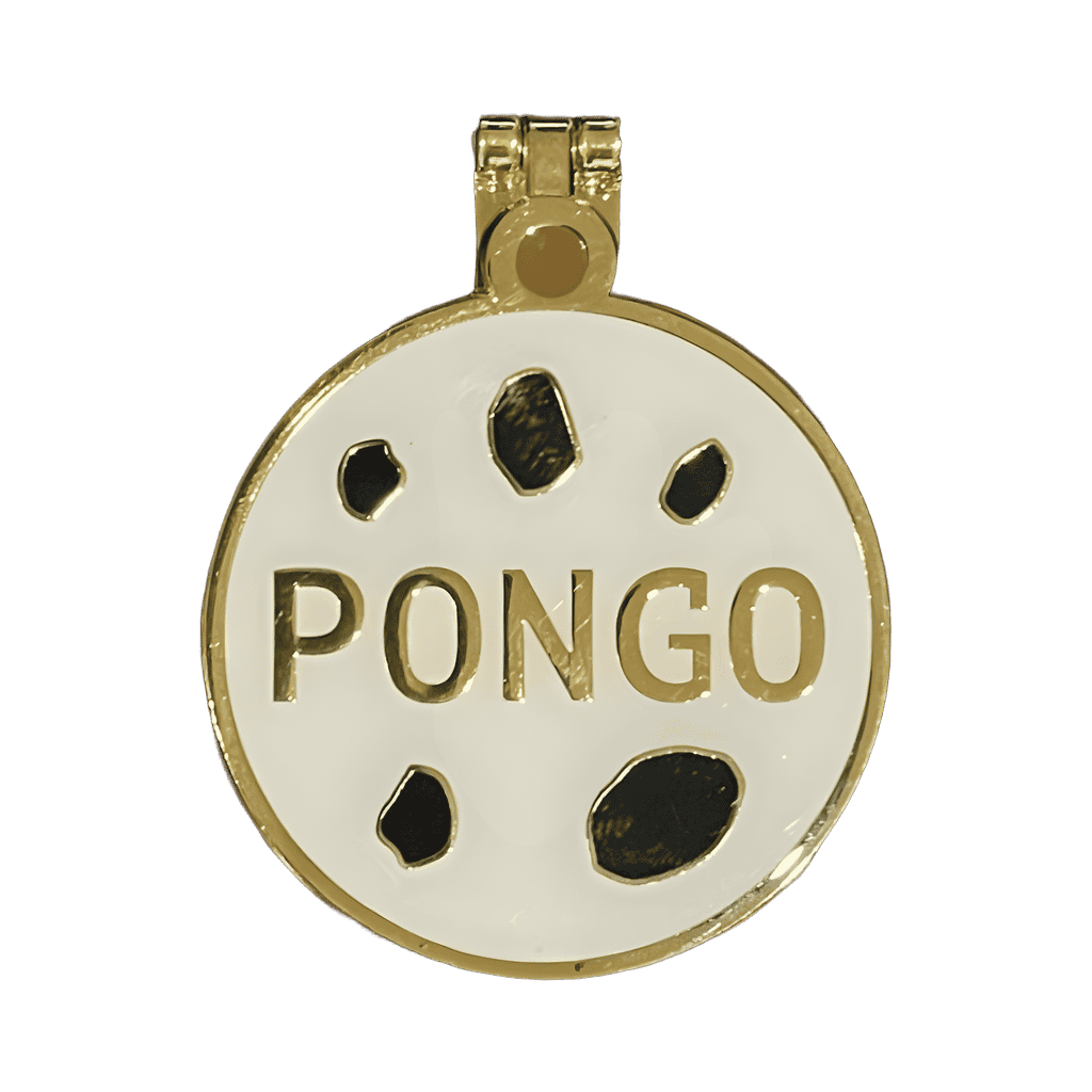 Pongo Circle Tag Disney pin