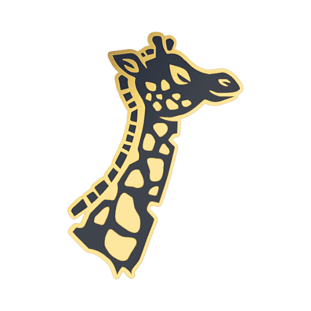 D23 Celebrates 25 Years of Animal Kingdom Pin Set - Reticulated Giraffe Disney pin