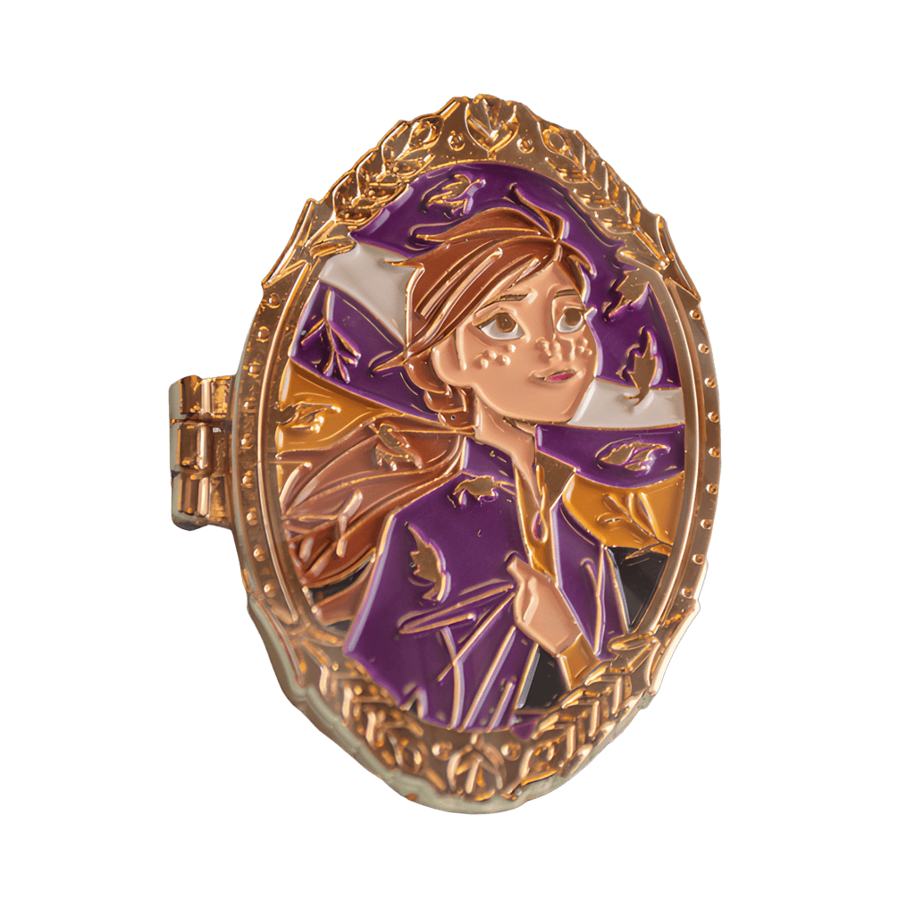 Anna Hinged locket Korea Disney pin