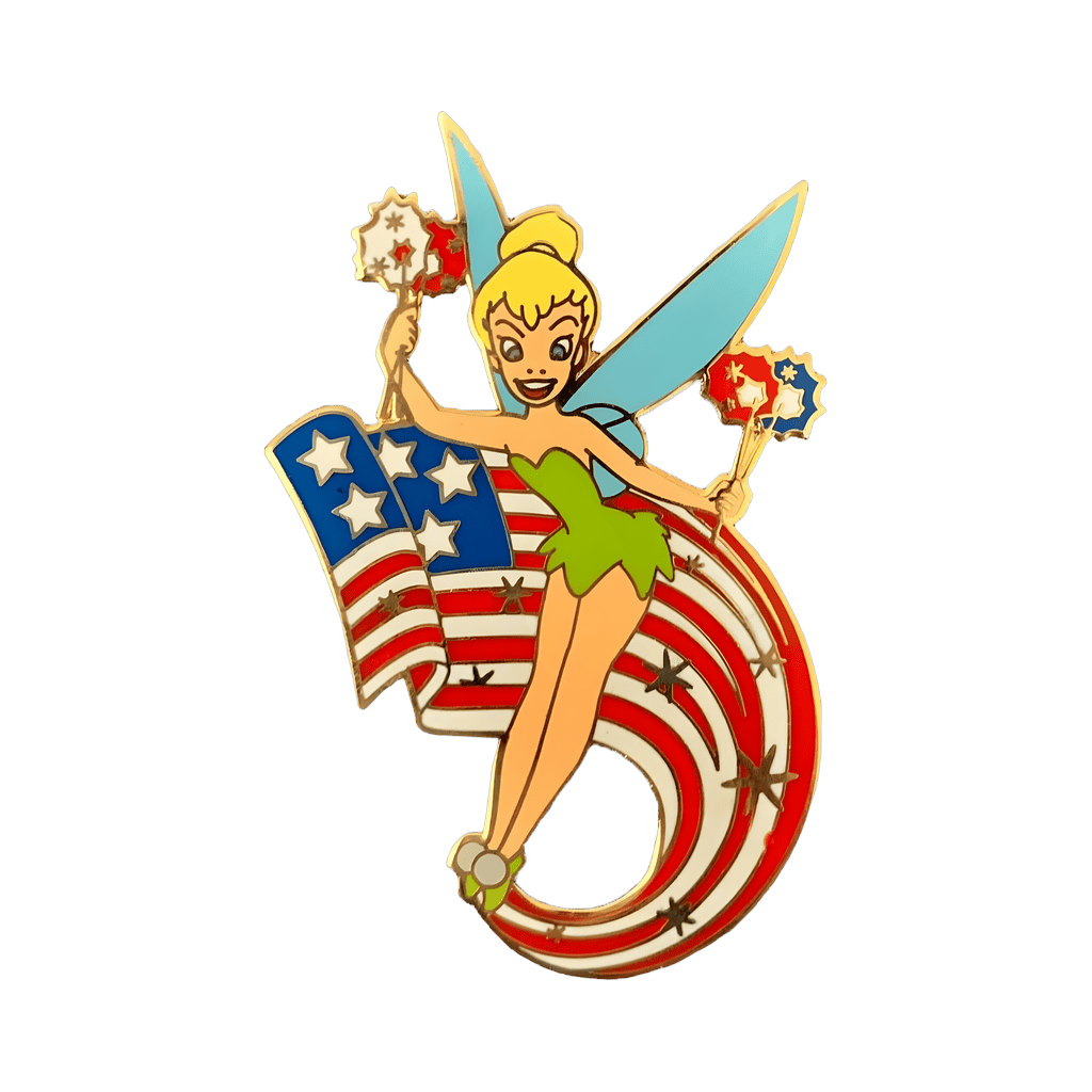 Americana Tinker Bell, Fourth of July, Sparklers Disney pin
