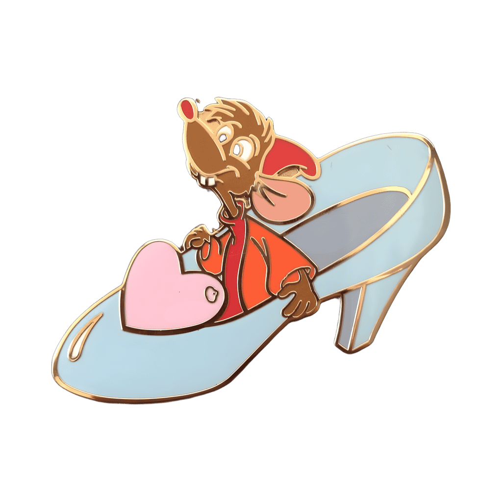 Jaq in a Glass Slipper Disney pin