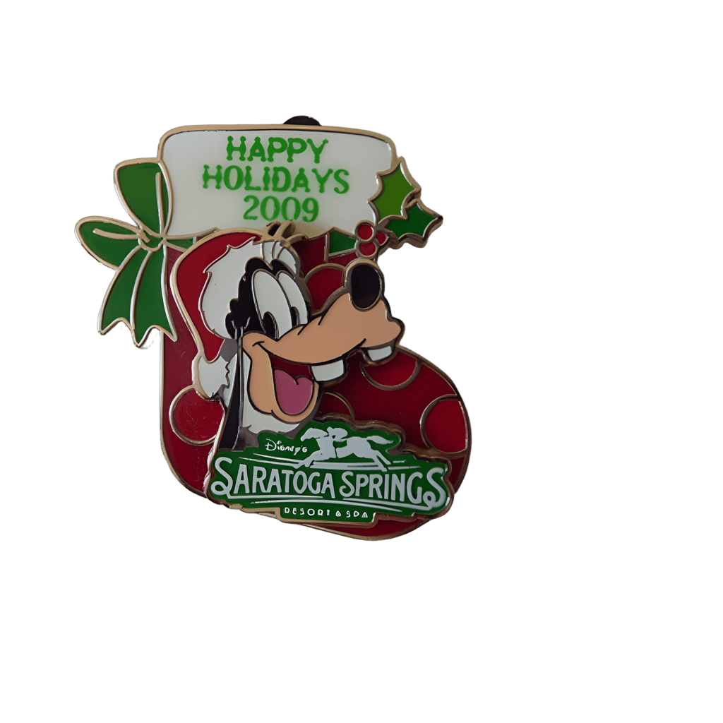 Saratoga Springs - Goofy stocking Disney pin