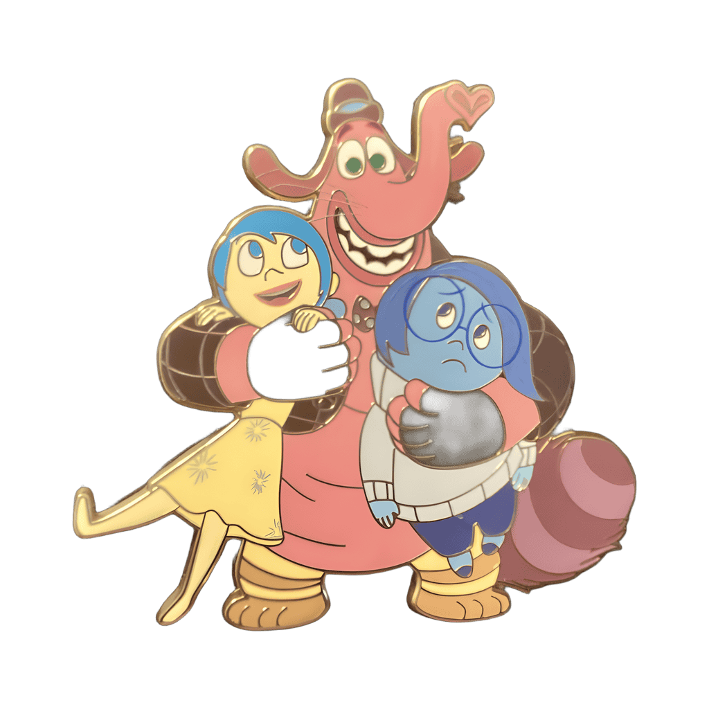 Bing Bong, Joy, and Sadness Disney pin