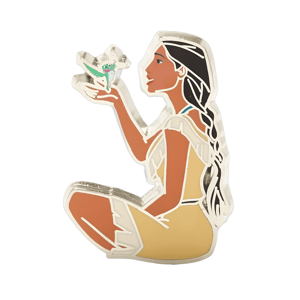 Pocahontas and Flit Disney pin