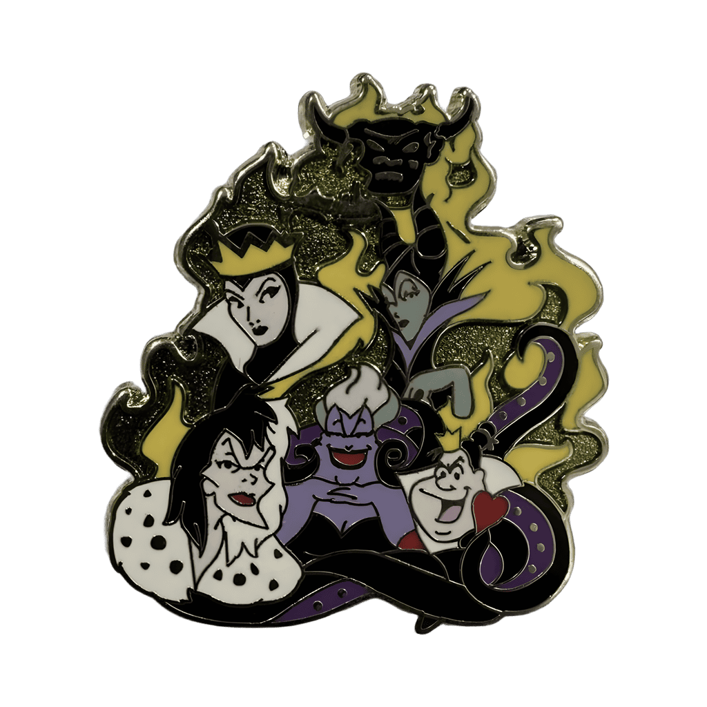 Jerry Leigh Evil Villains Group Portrait Disney pin