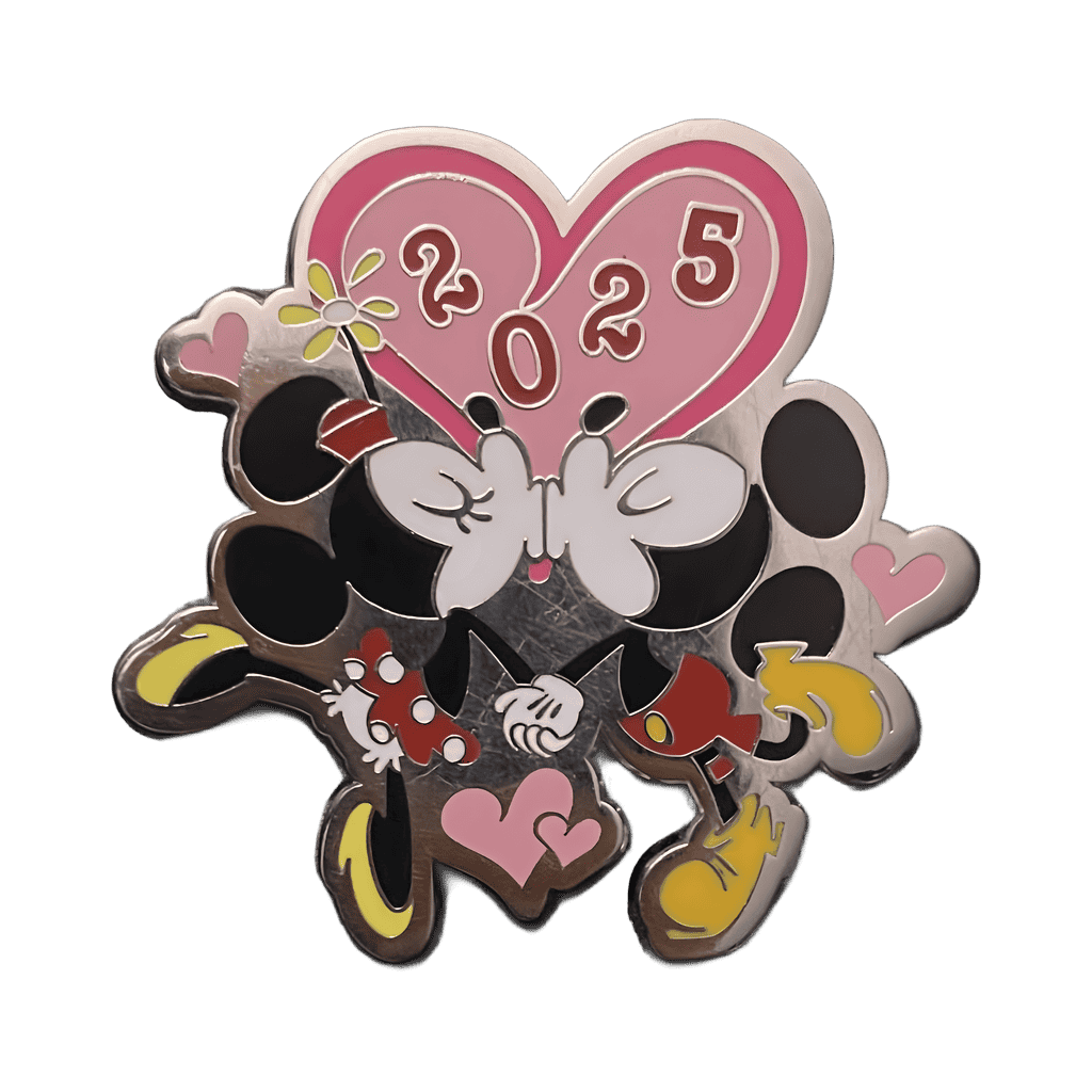 2025 Minnie & Mickey Kissing Disney pin