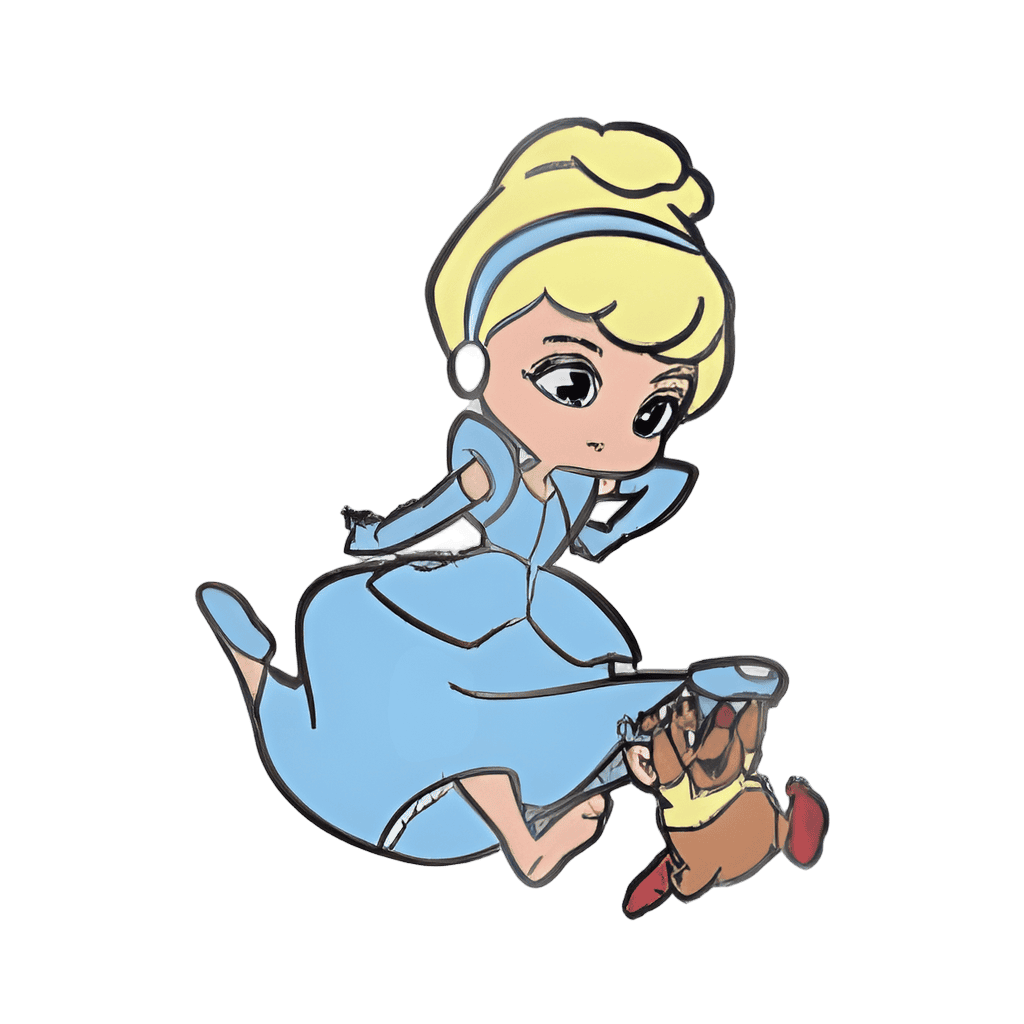 Cinderella & Gus Disney pin