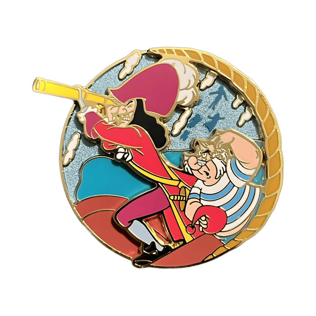 Hook & Smee Disney pin