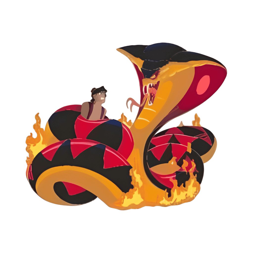 Cobra Jafar and Aladdin Disney pin