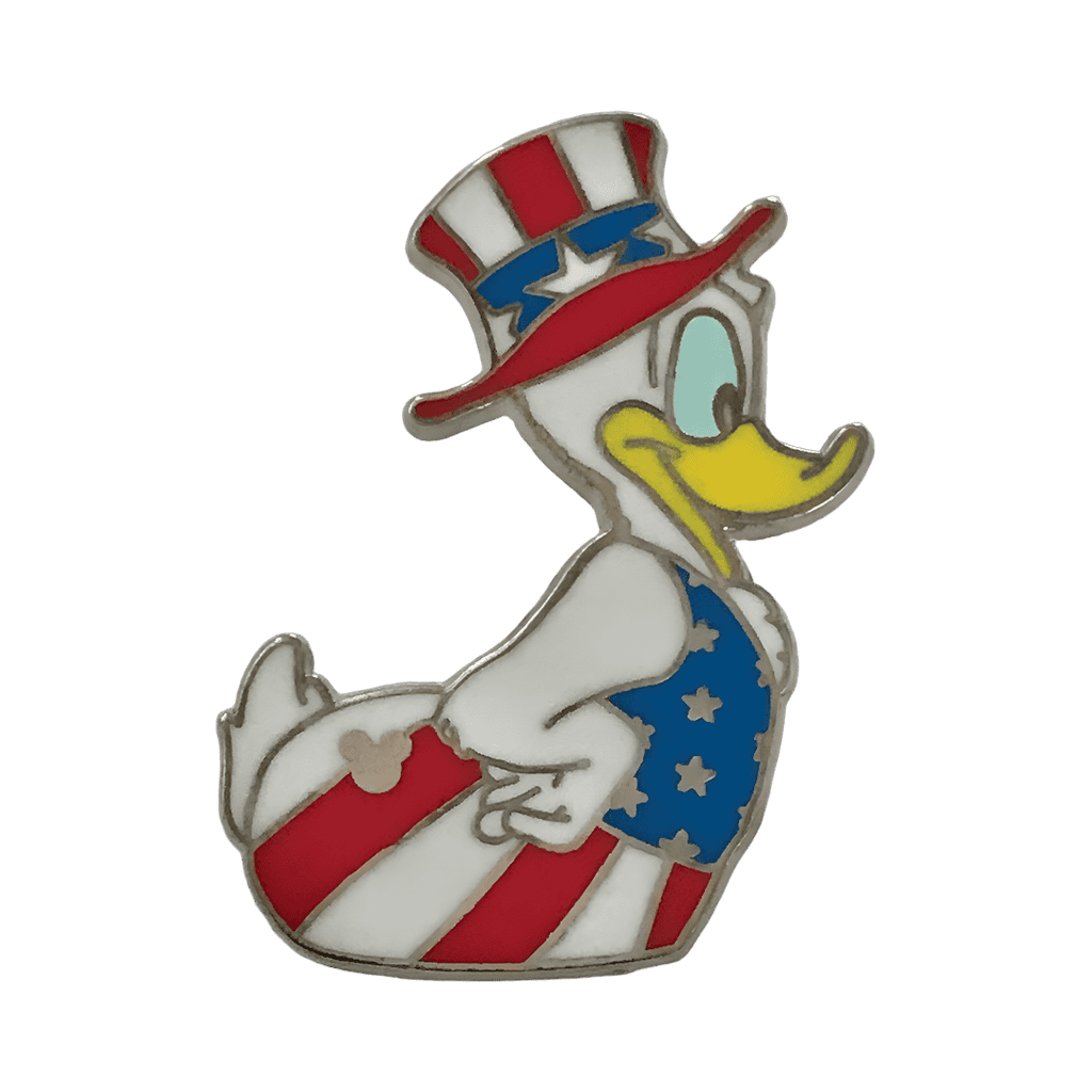Patriotic Donald Duck Disney pin