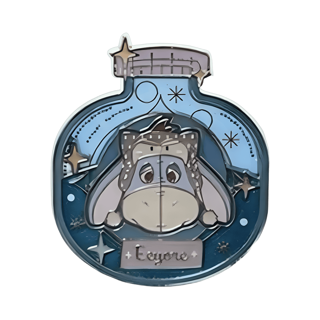 Eeyore Potion Disney pin