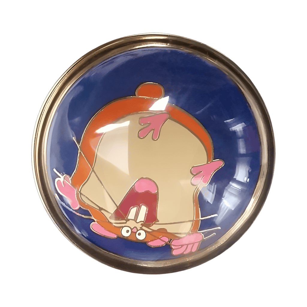 Rhino in Hamster Ball Bubble Disney pin