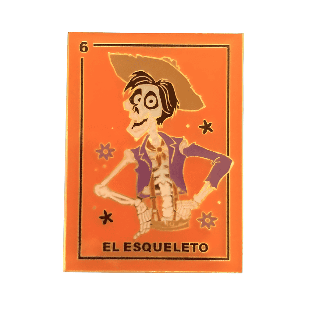 El Esqueleto Disney pin